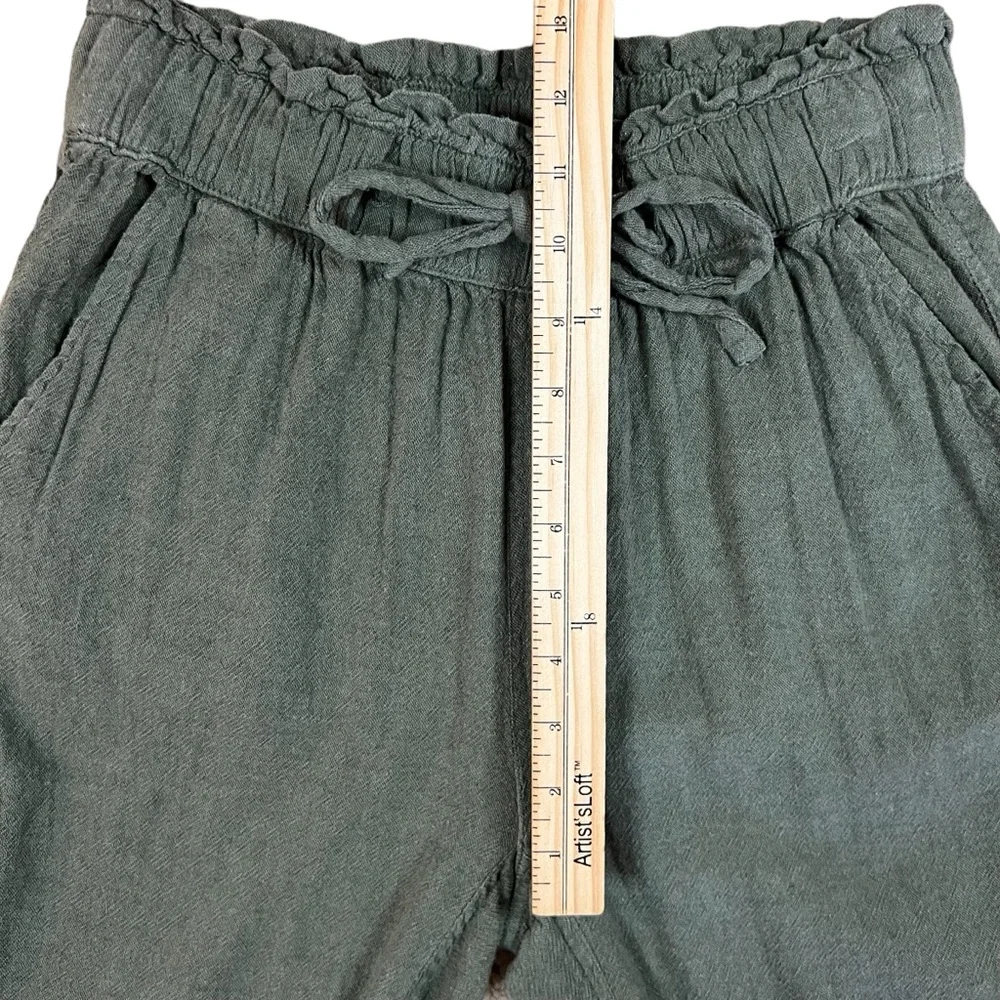 Hollister XS Olive Green Ultra High Rise Drawstring Jogger Pants - Picture 10 of 12